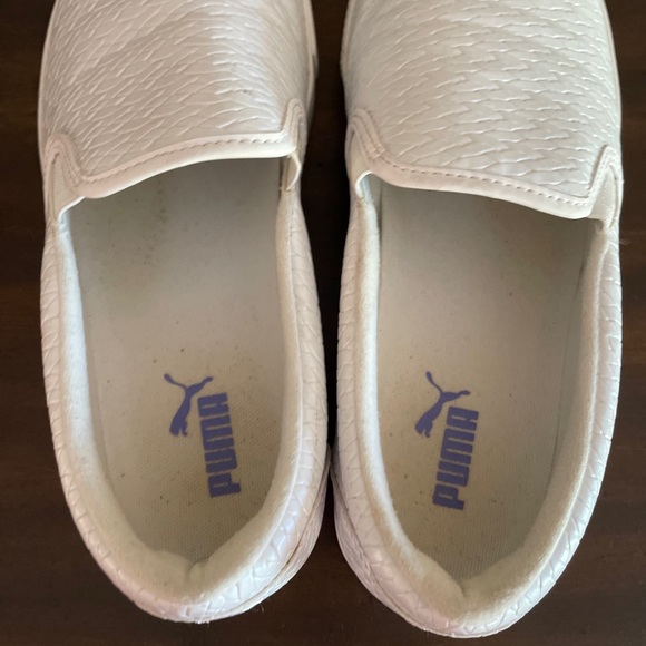 PUMA Women's Tustin Slip On Golf Shoes in Iridescent White Size 9 - Picture 8 of 9